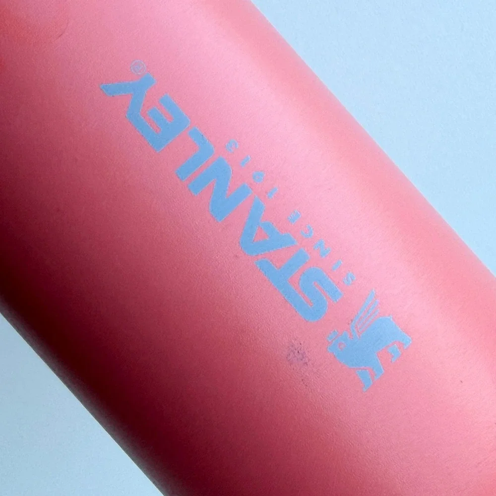 Stanley Quick Flip Go Insulated Stainless Steel Water Bottle 24oz Coral Orange - Picture 2 of 8